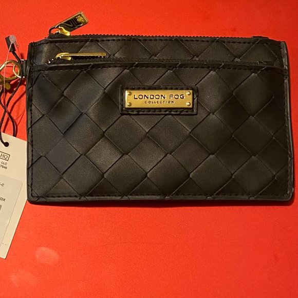 London Fog Handbags - London Fog 100th Anniversary Danica Woven  Double Zip Wristlet Wallet -RV $98-